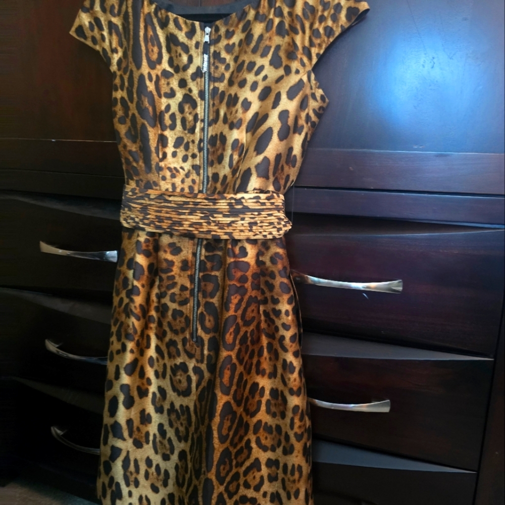 Silk formal dress with Sash
